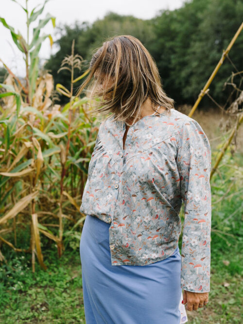 blusa de invierno para mujer estampada y alegre