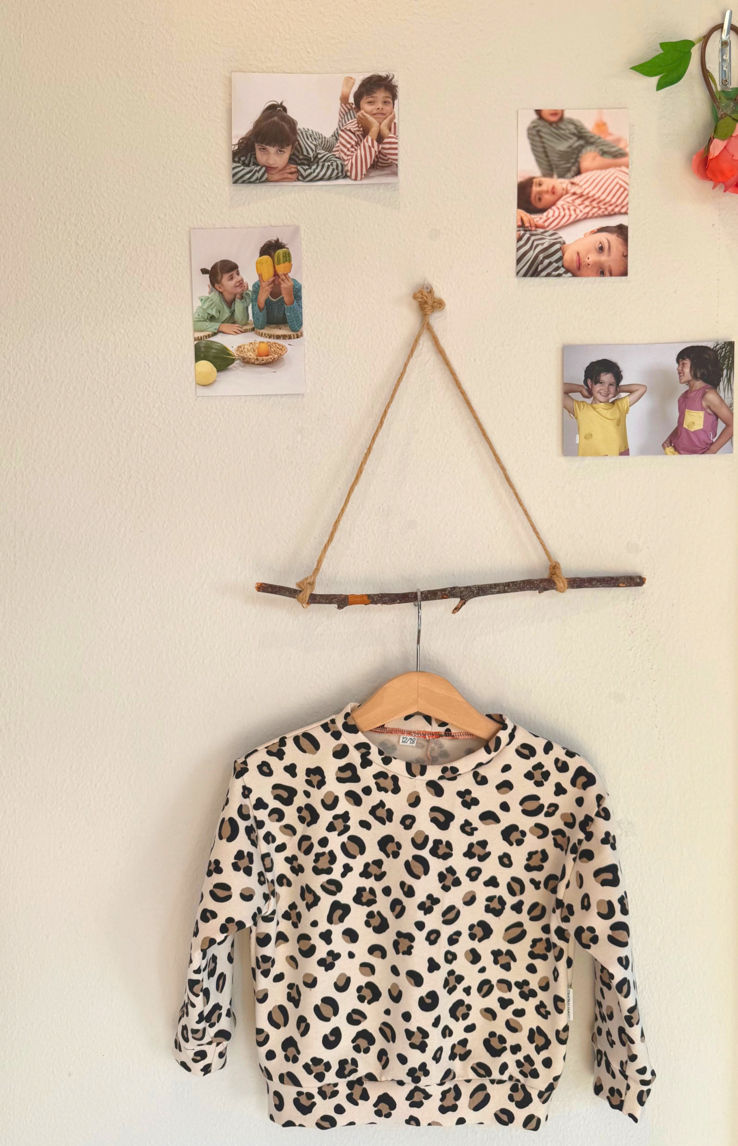 sudadera moderna animalprint bebe